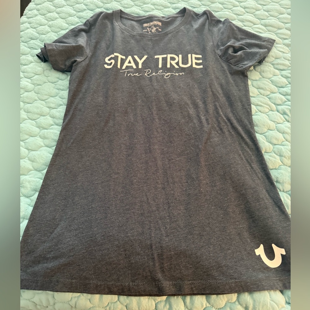 True Religion Women's Charcoal Tee